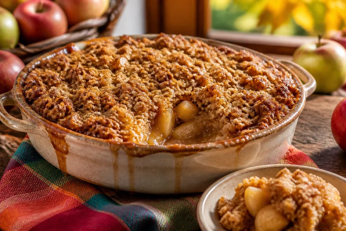 Finished Apple Crisp