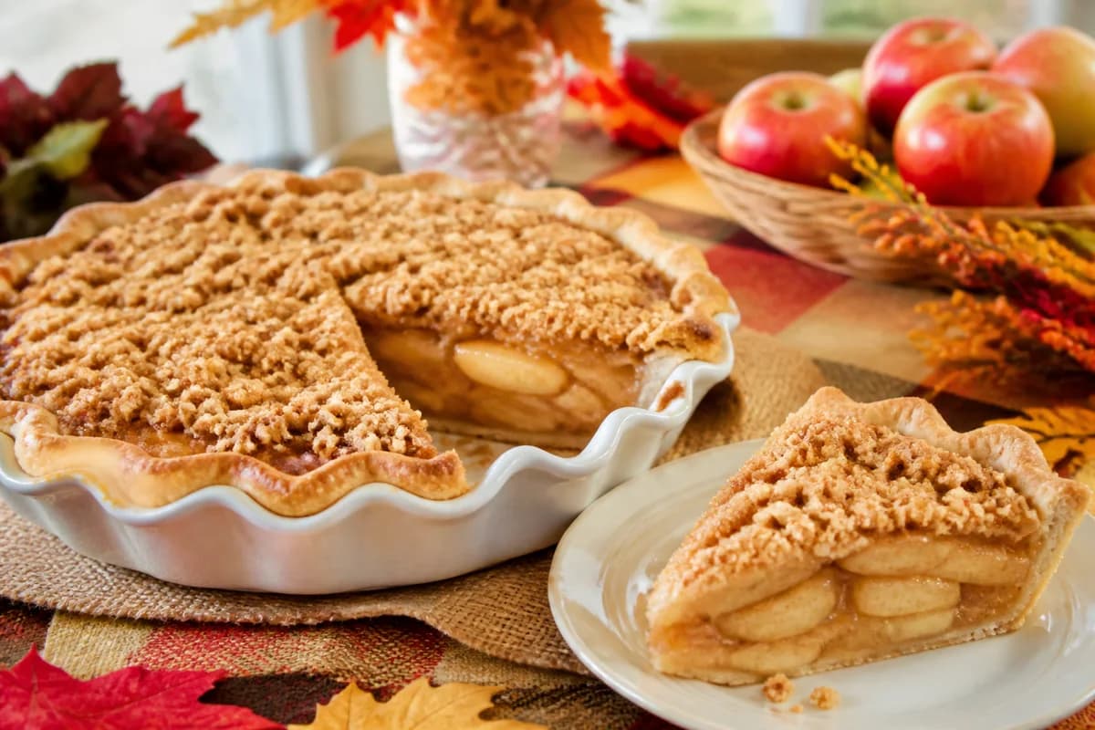 Finished Apple Crunch Pie