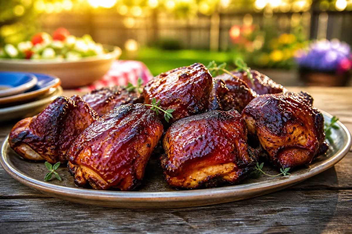 Finished Blue Ribbon BBQ Chicken