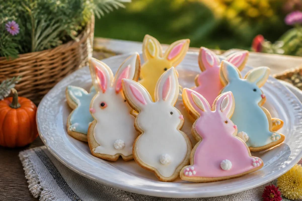 Finished Bunny Cookie Cut Outs