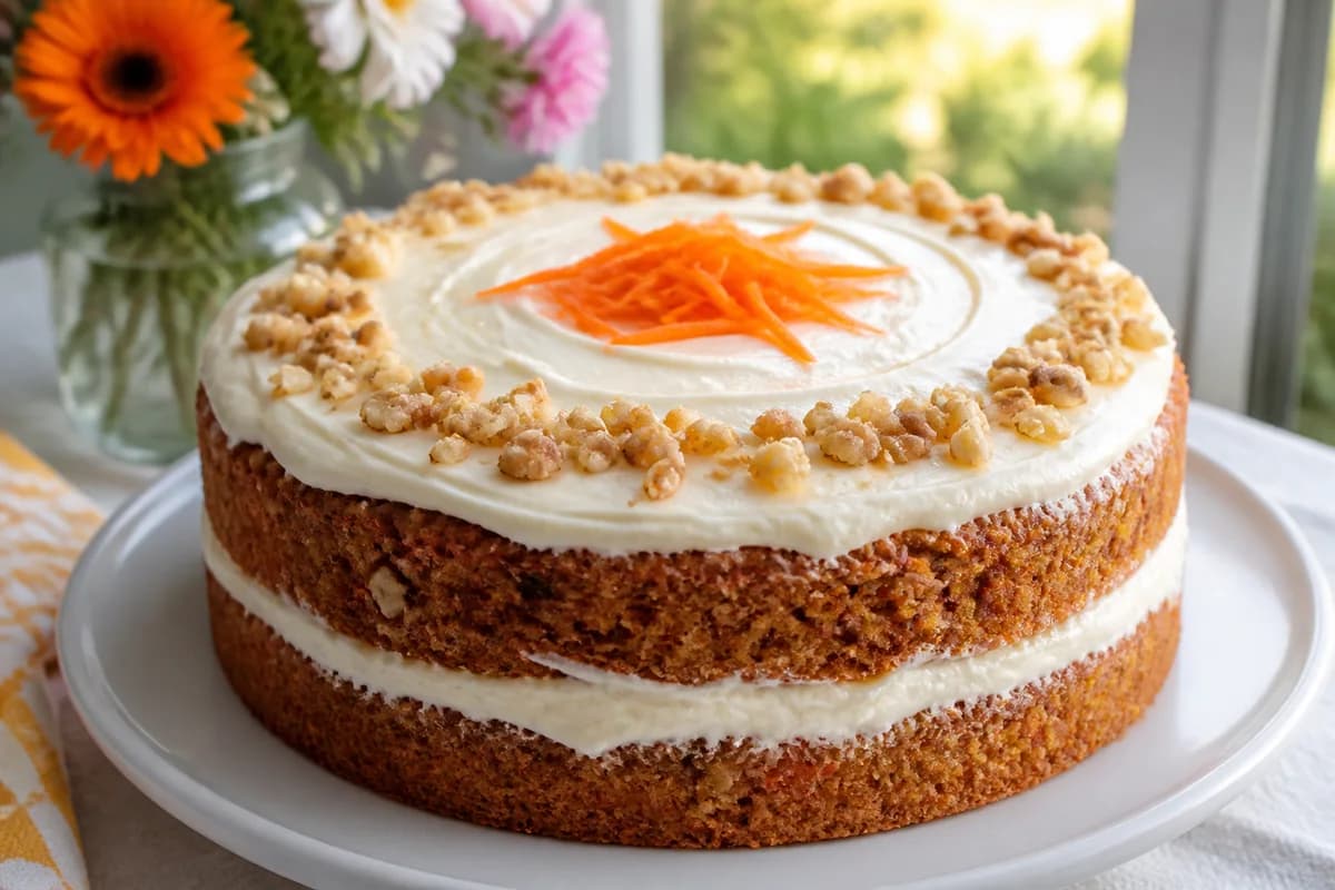 Finished Carrot Cake