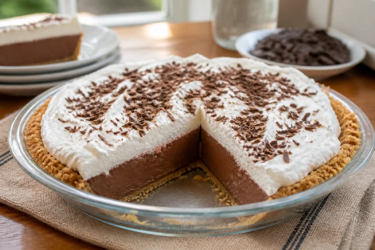 Finished Chocolate Pie