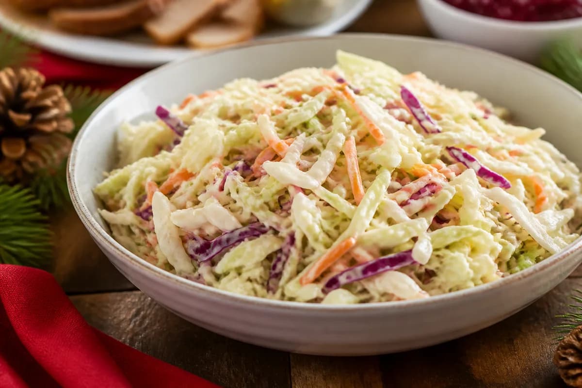 Finished Classic Coleslaw