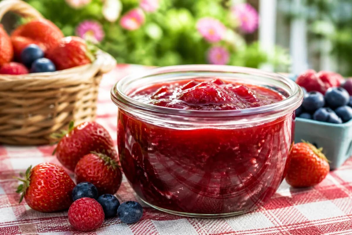 Finished Freezer Jam