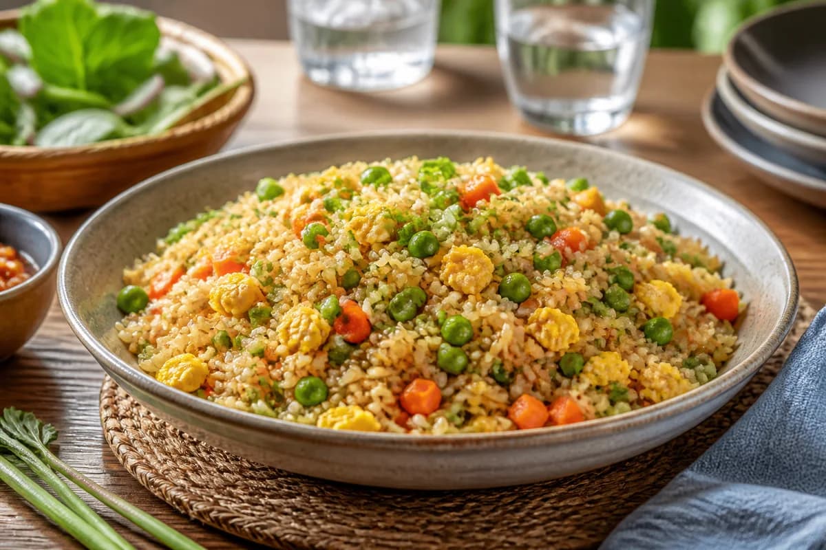 Finished Vegetable Fried Rice
