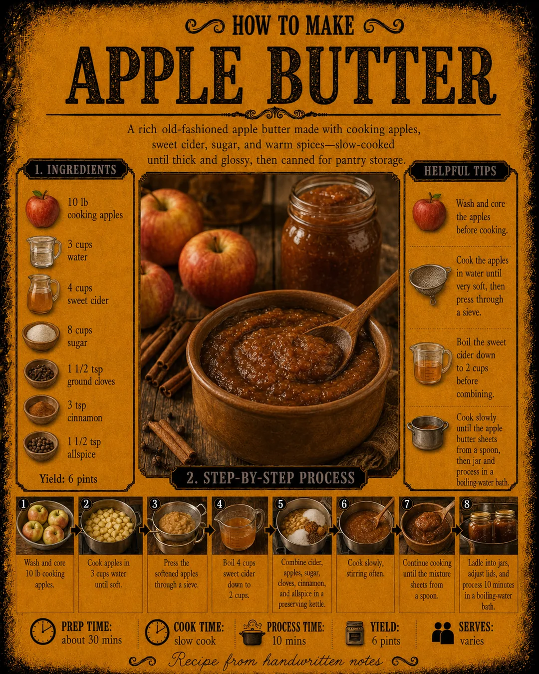Official source card for Apple Butter