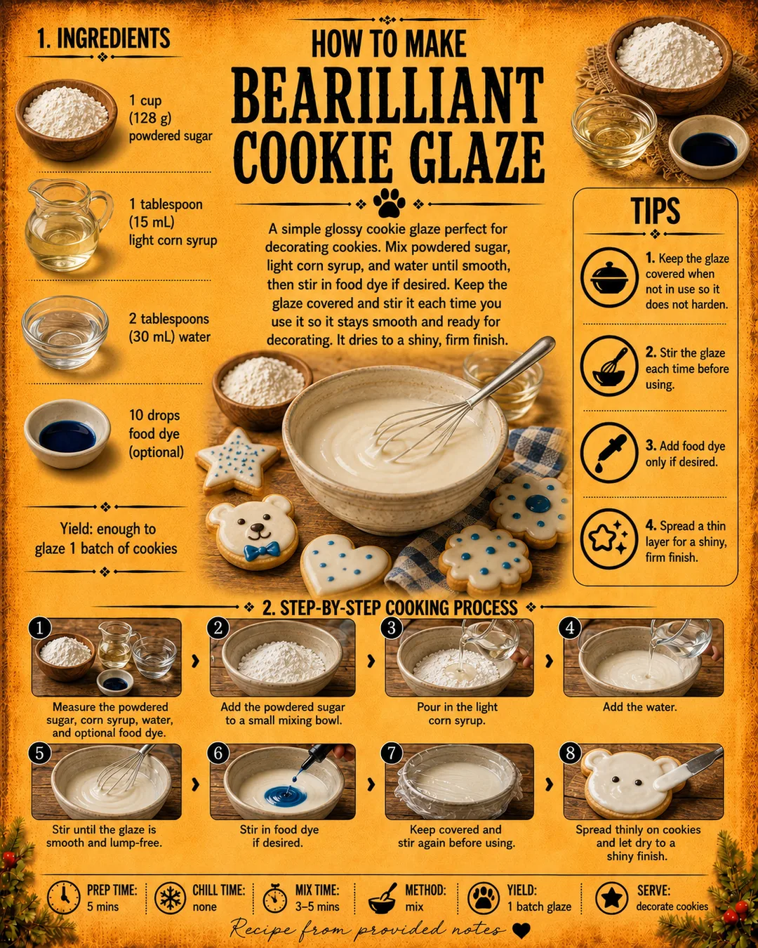 Official source card for Bearilliant Cookie Glaze