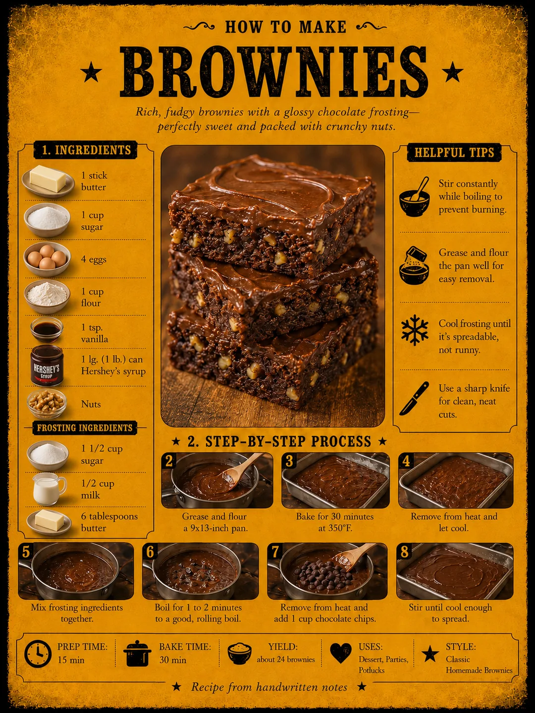 Official source card for Brownies