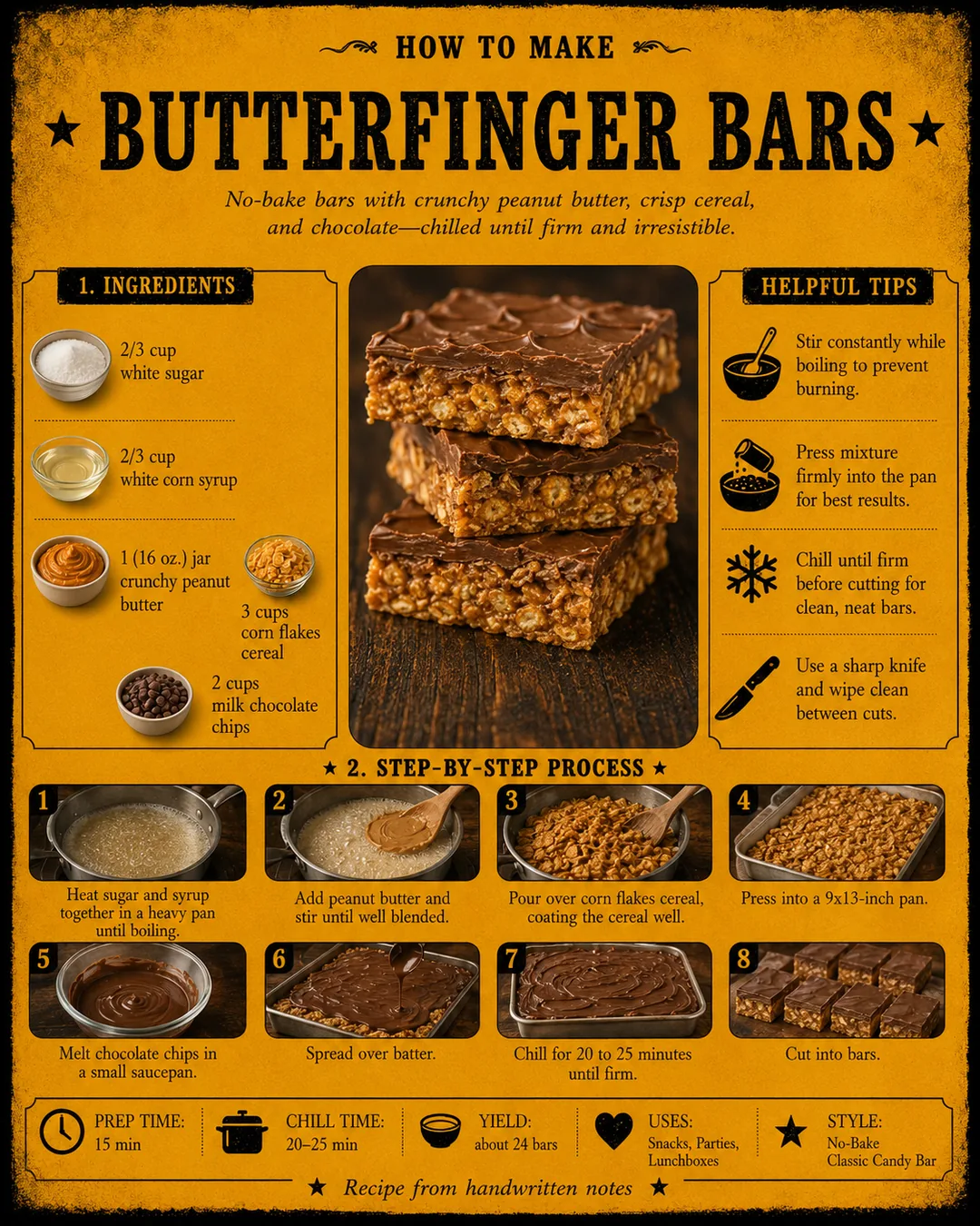 Official source card for Butterfinger Bars