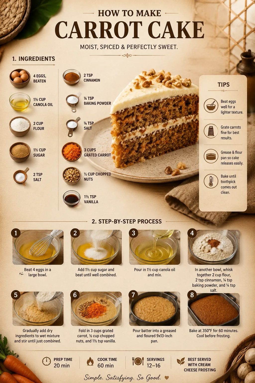 Official source card for Carrot Cake