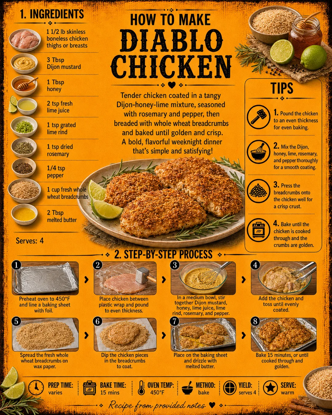 Official source card for Diablo Chicken