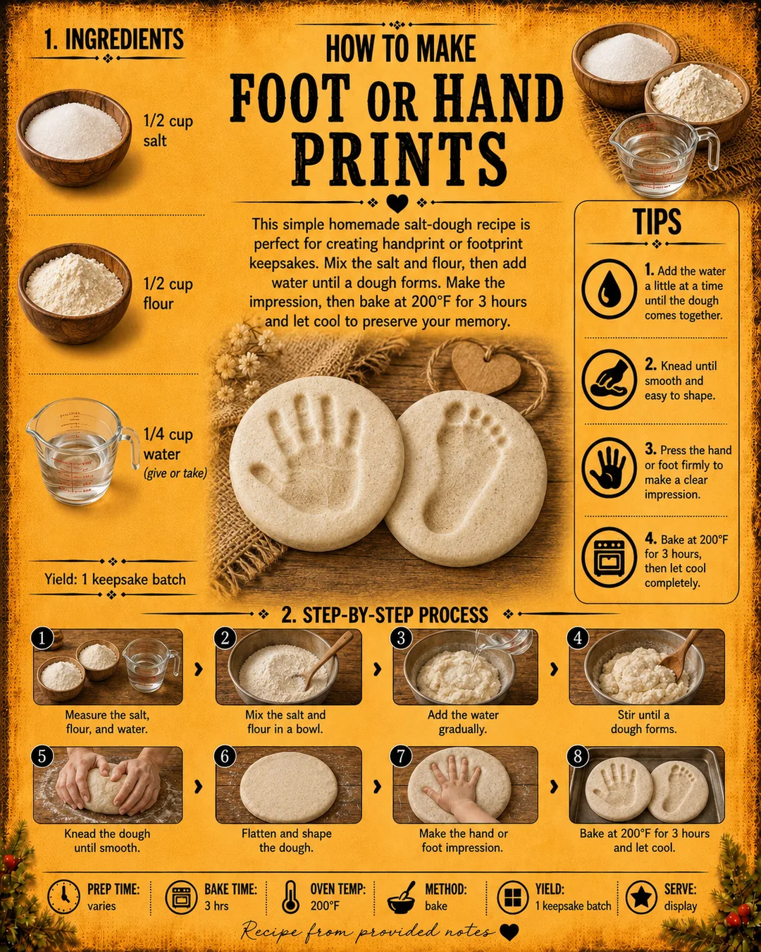 Official source card for Foot Or Hand Prints