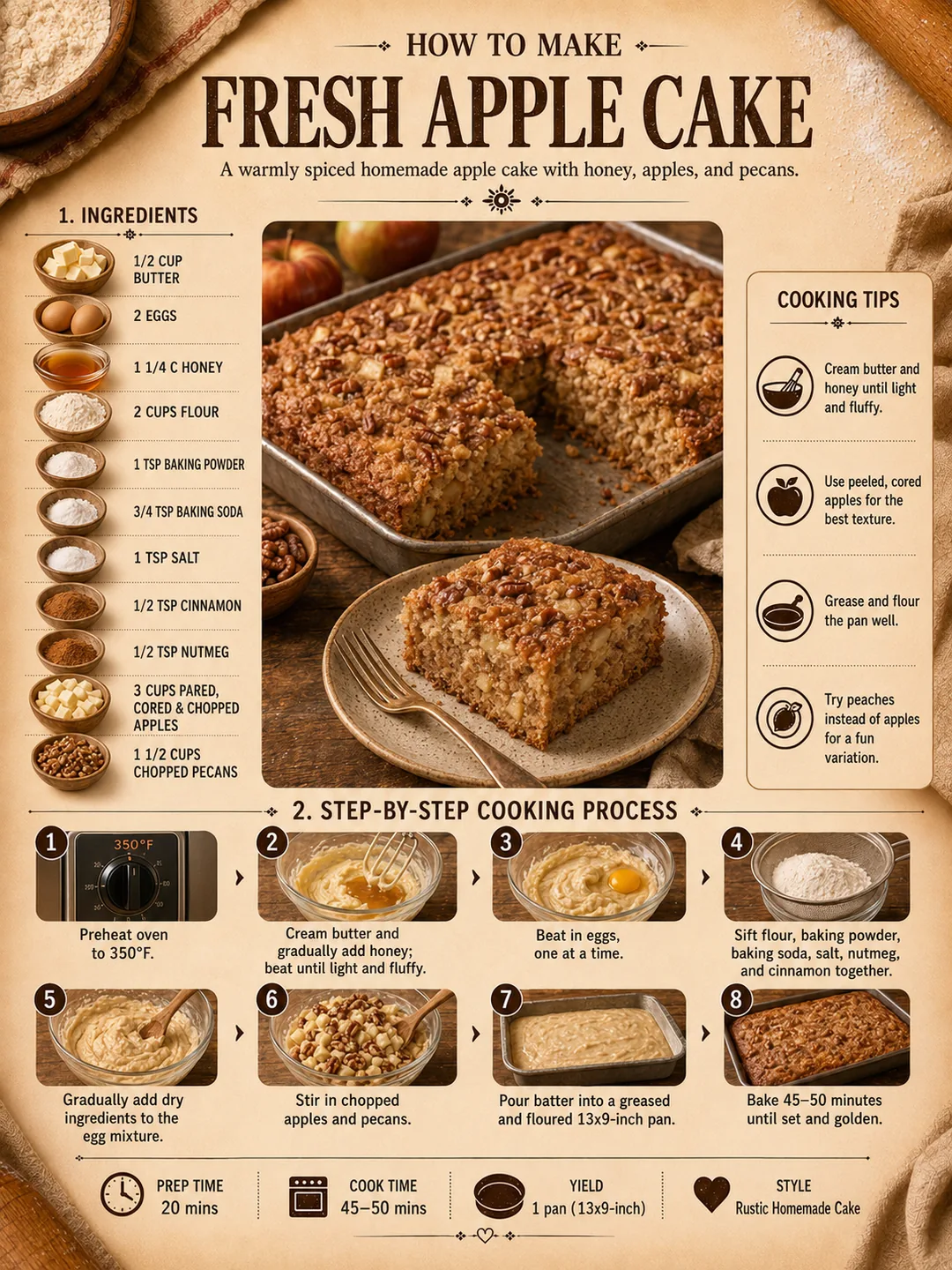 Official source card for Fresh Apple Cake