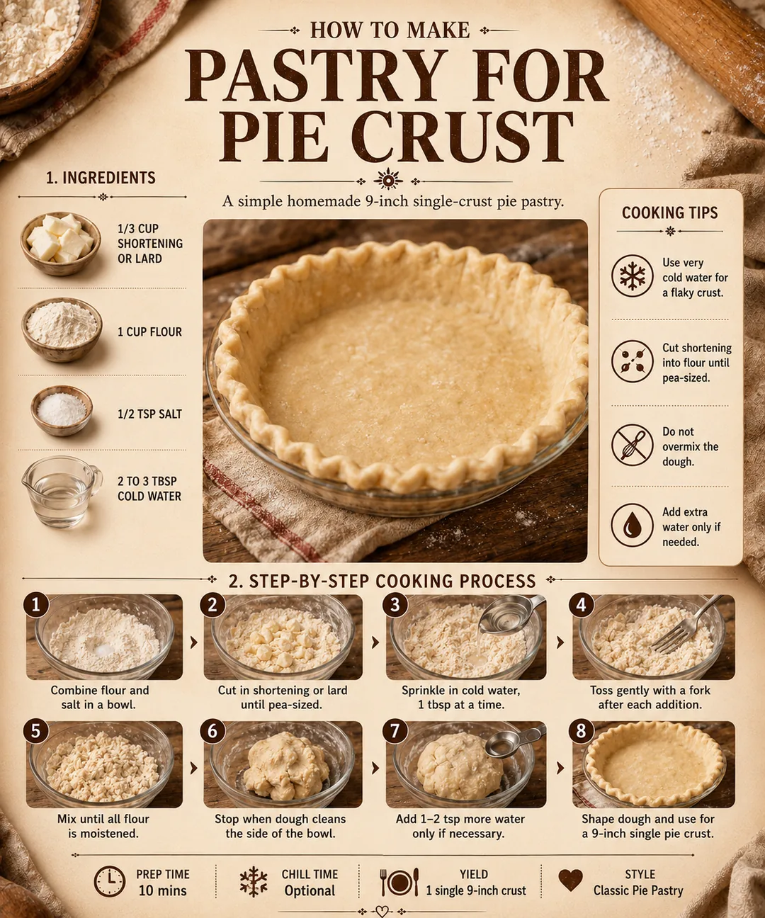 Official source card for Pastry For Pie Crust