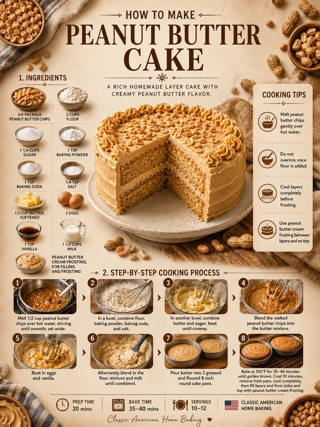 Official source card for Peanut Butter Cake