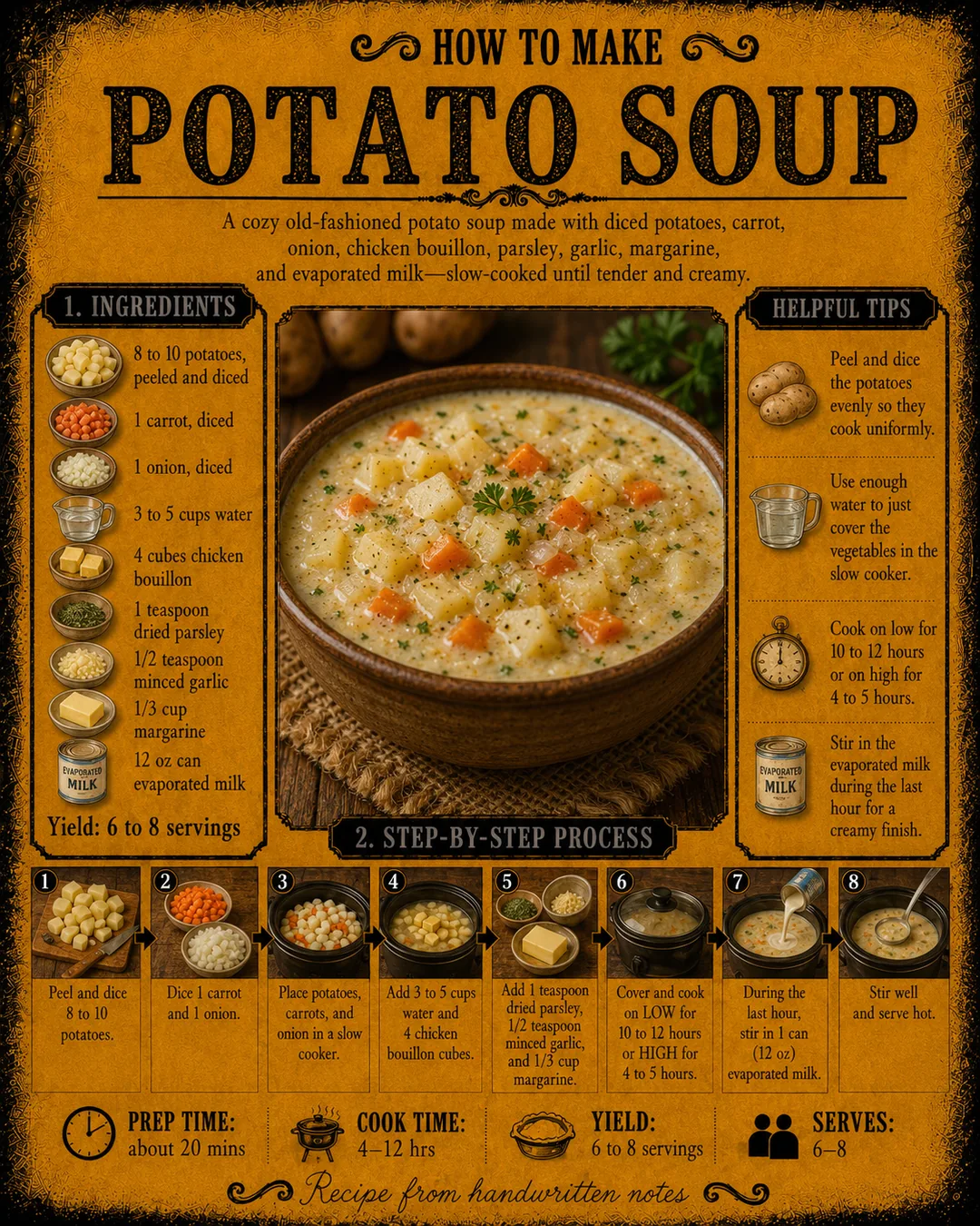 Official source card for Potato Soup