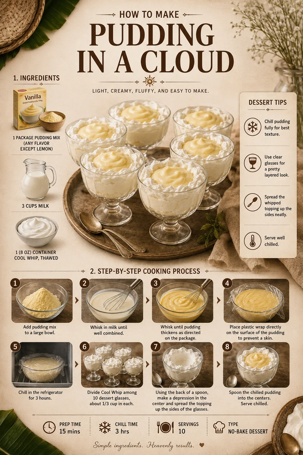 Official source card for Pudding In A Cloud