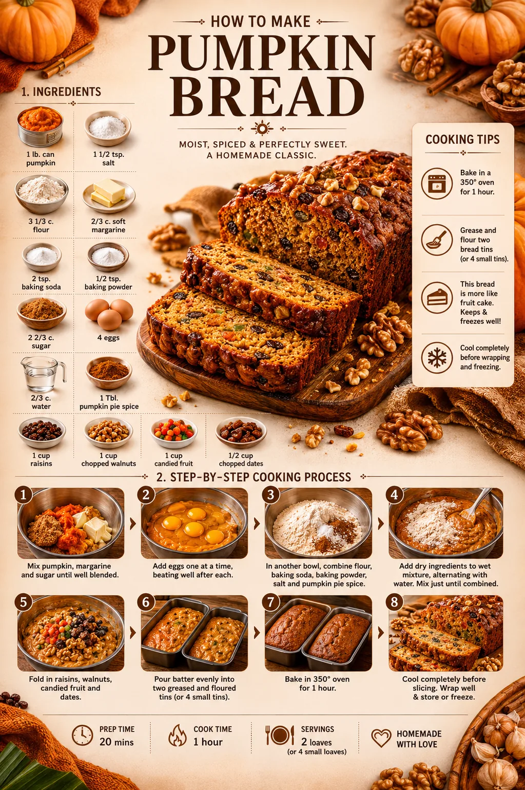 Official source card for Pumpkin Bread