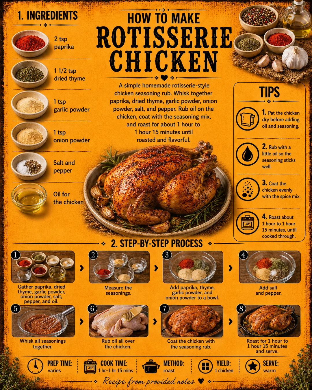 Official source card for Rotisserie Chicken