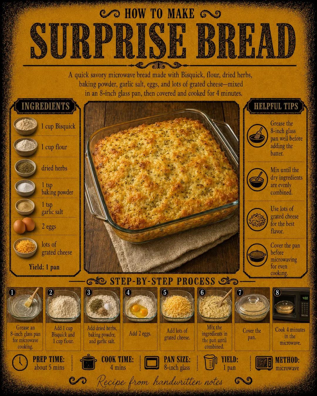 Official source card for Surprise Bread