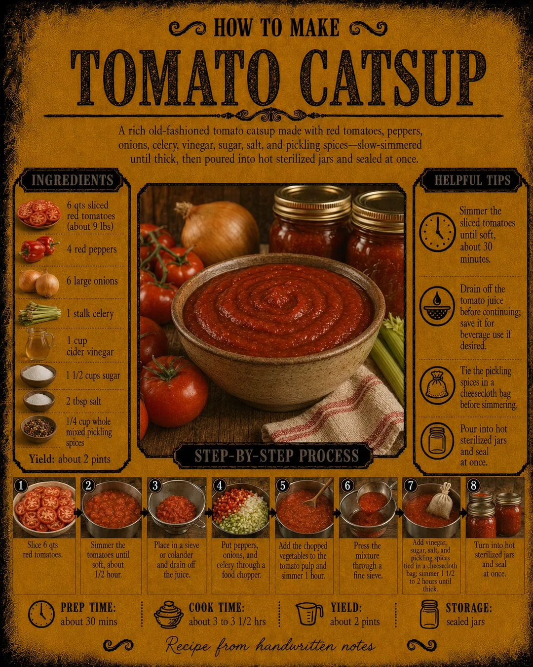 Official source card for Tomato Catsup