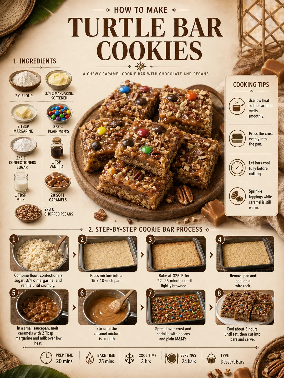 Official source card for Turtle Bar Cookies