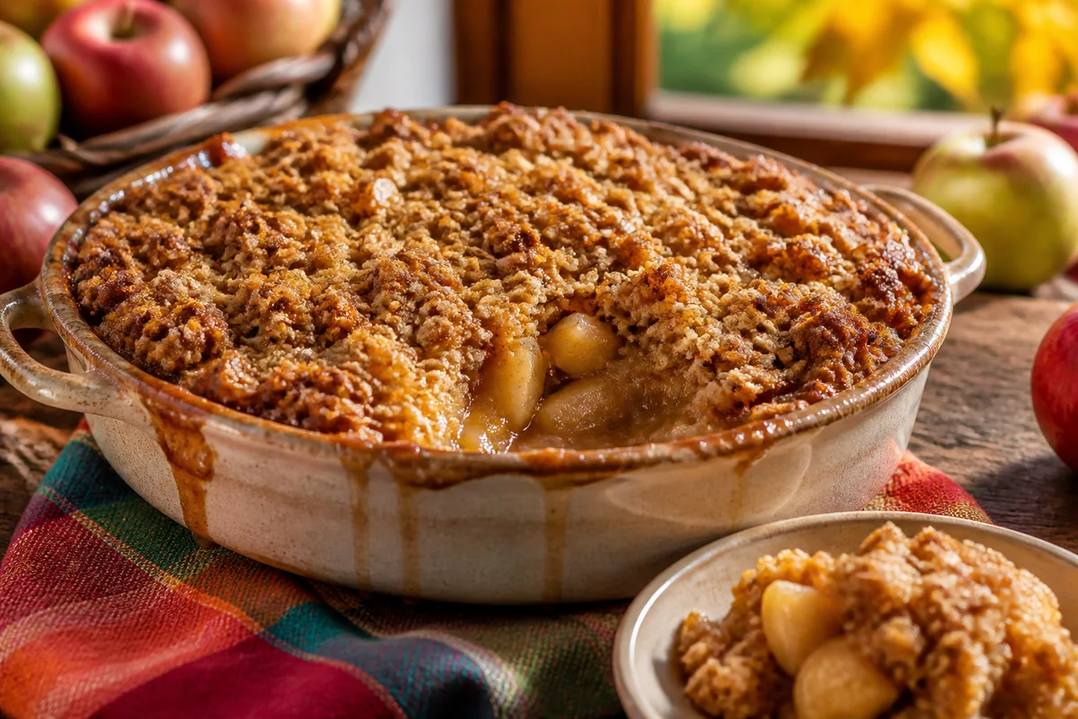Apple Crisp prepared dish