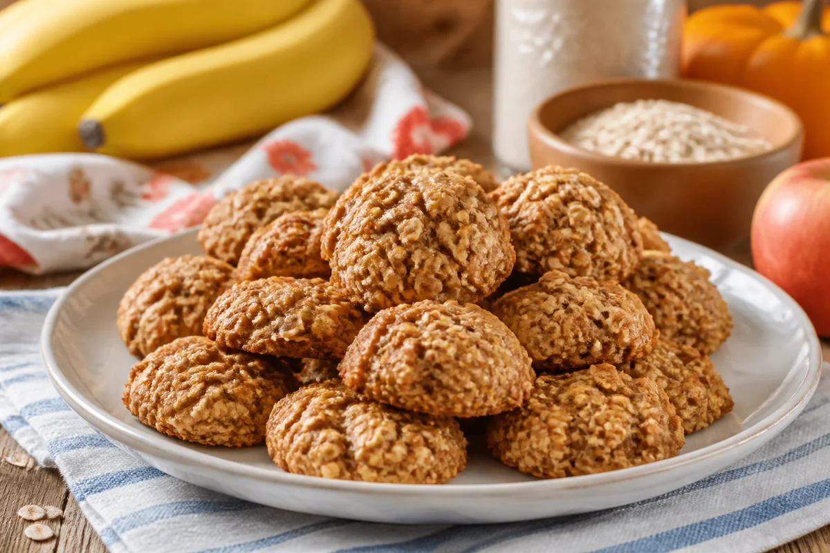 Banana Oatmeal Drops prepared dish