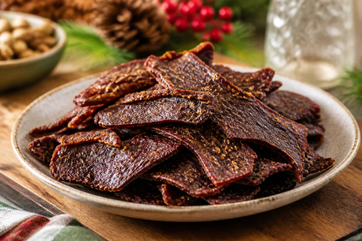 Beef Jerky prepared dish