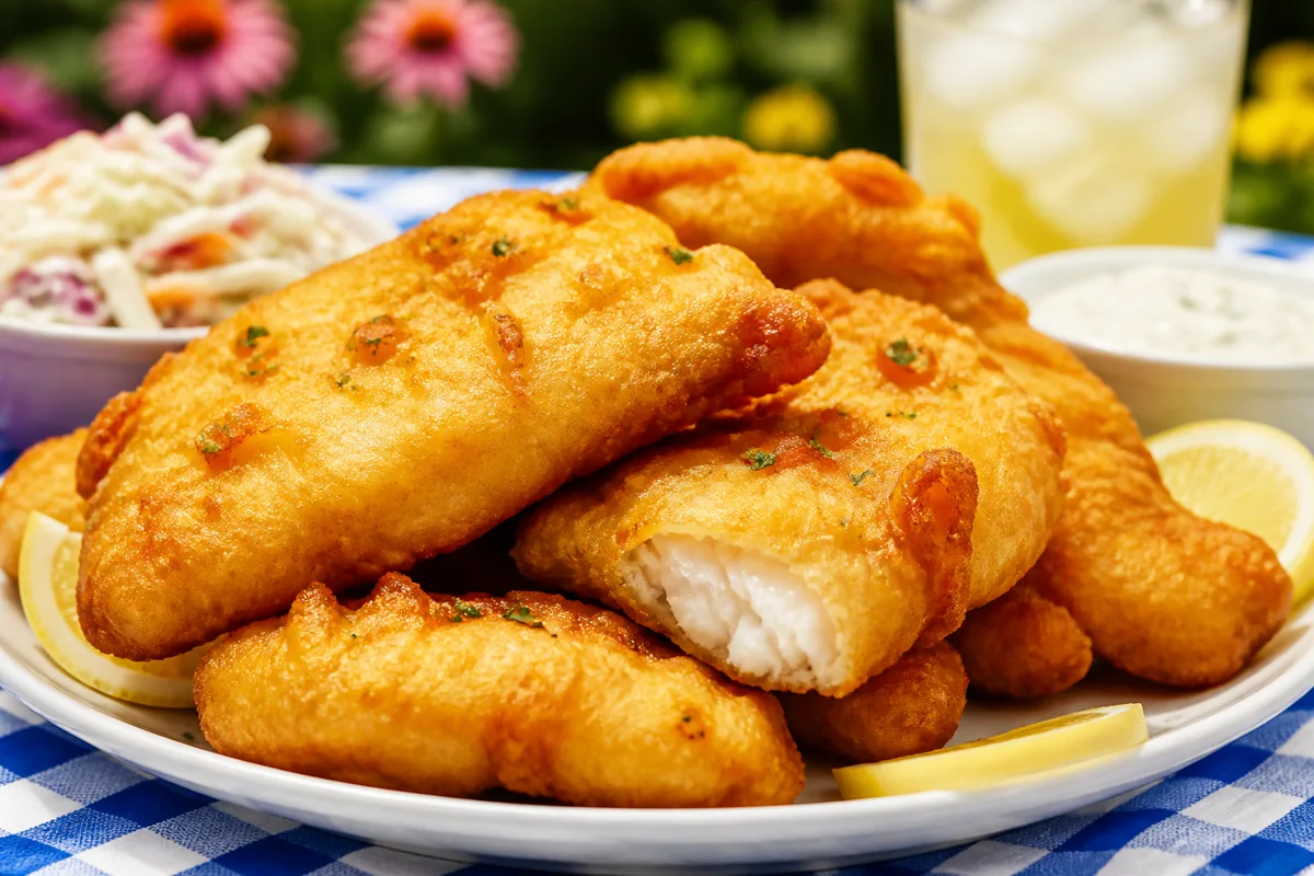 Beer Batter For Fish prepared dish