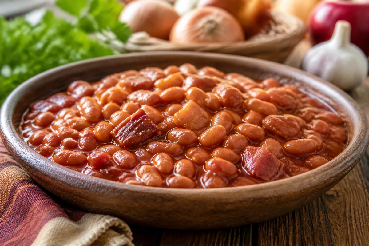 Boston Baked Beans prepared dish