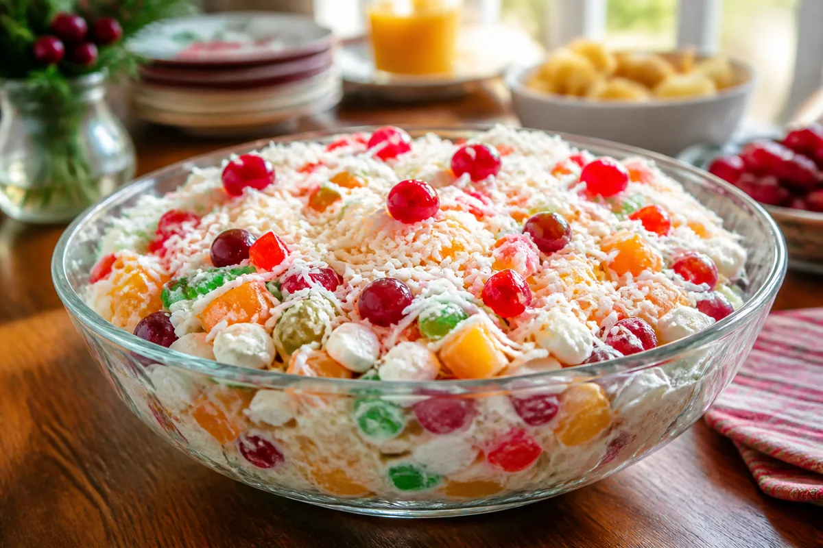 Christmas Salad prepared dish