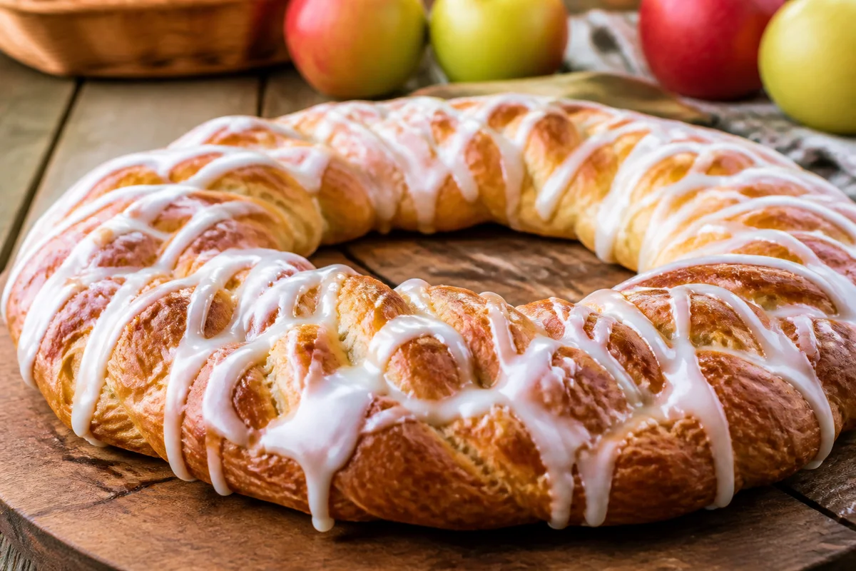 Danish Kringle prepared dish
