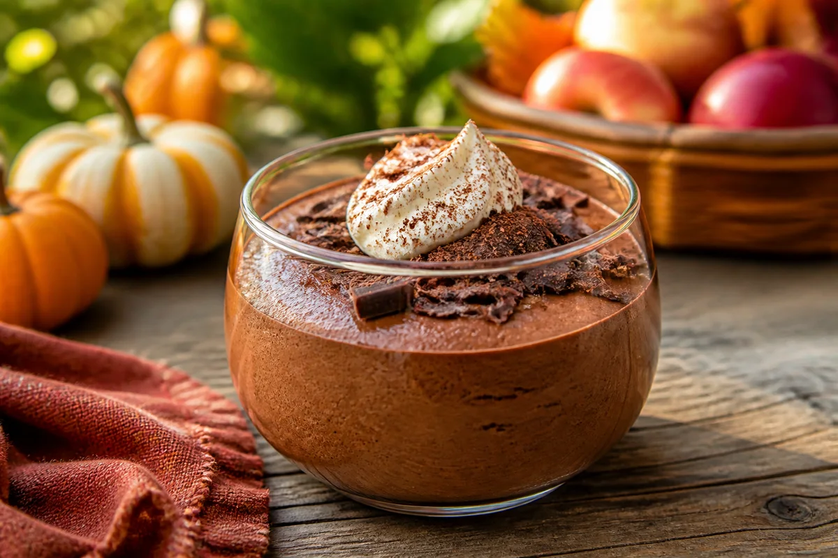 Easy Chocolate Mousse prepared dish