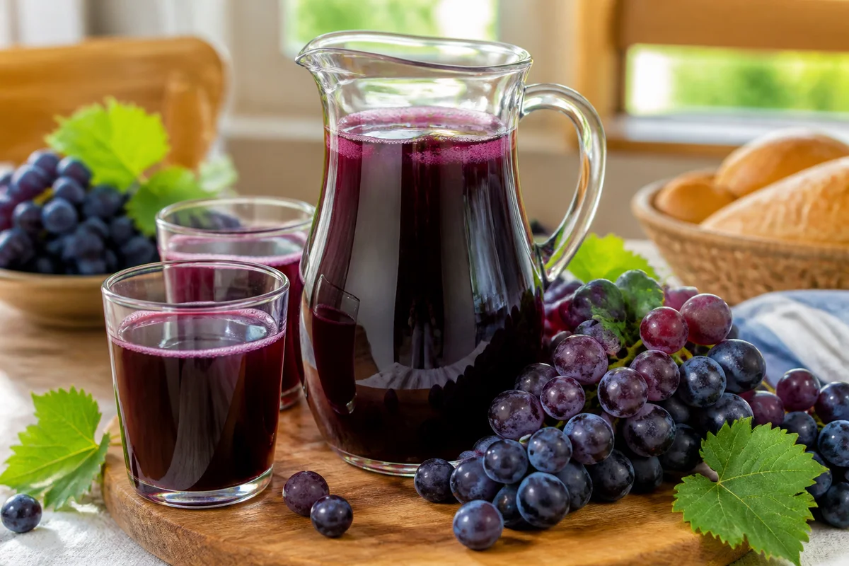 Grape Juice prepared dish