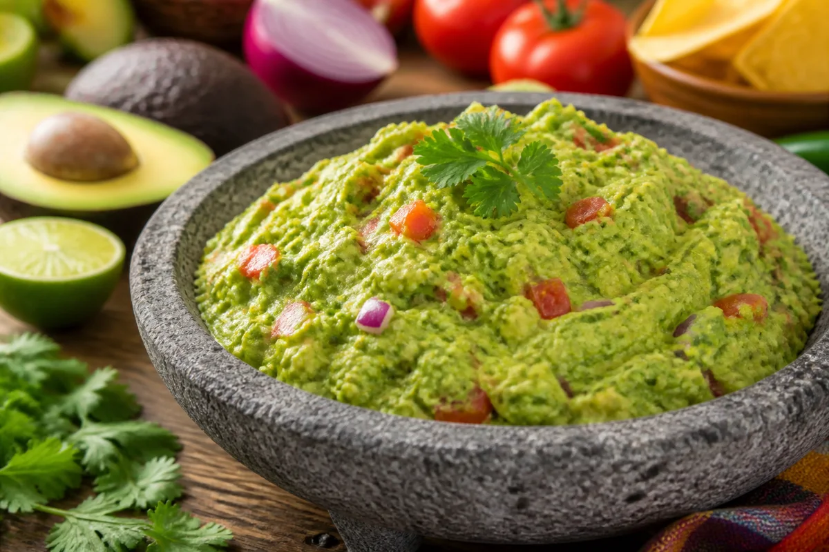 Guacamole prepared dish