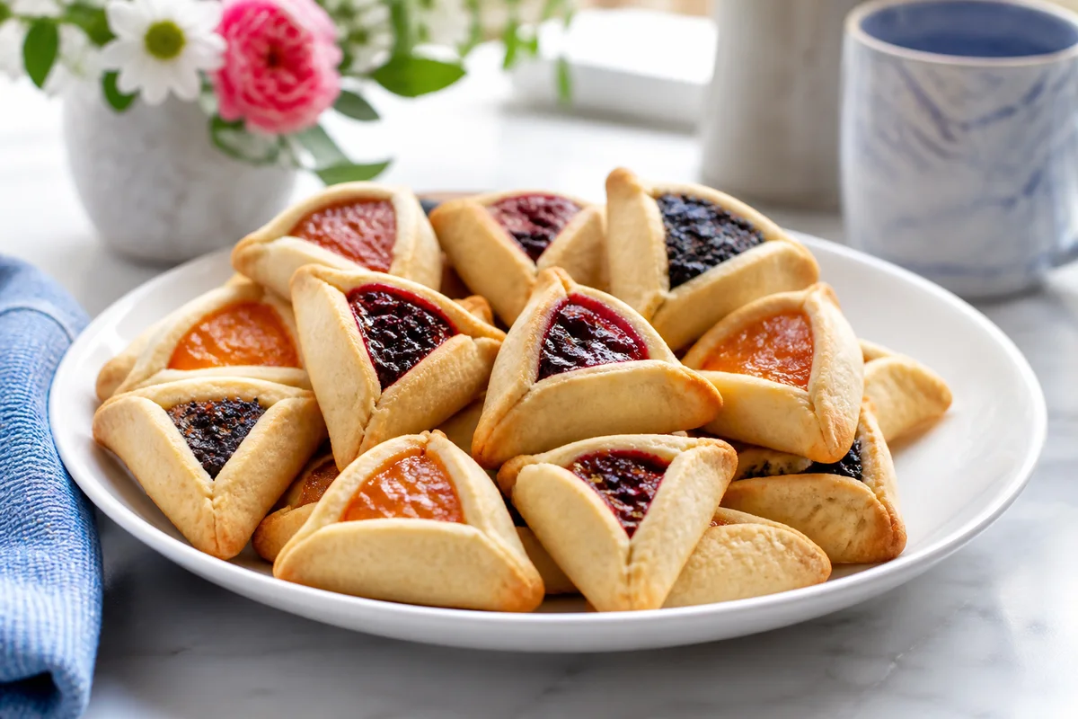 Hamantaschen Cookie Fillings prepared dish