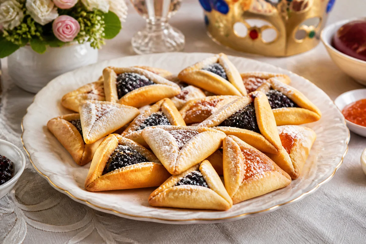 Hamantaschen Cookies prepared dish