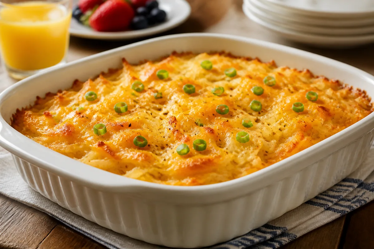 Hash Brown Casserole prepared dish
