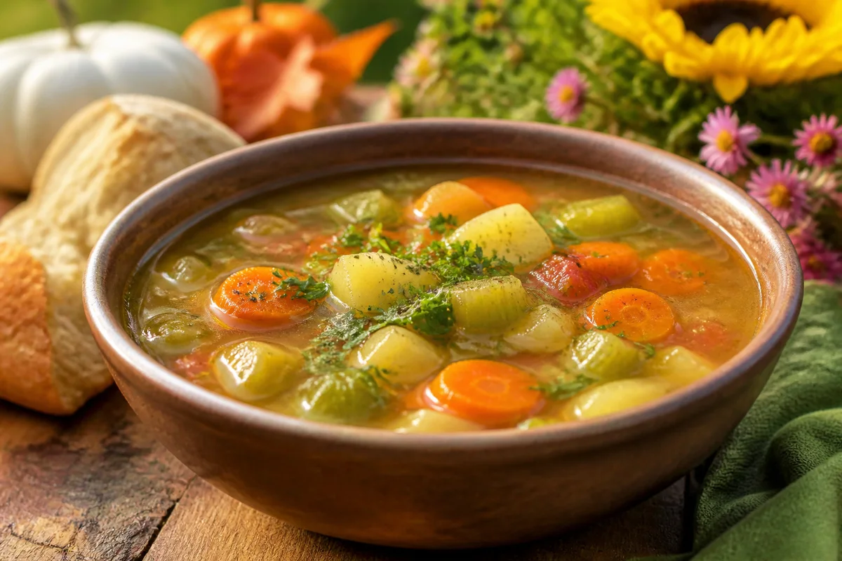 Homemade Soup prepared dish
