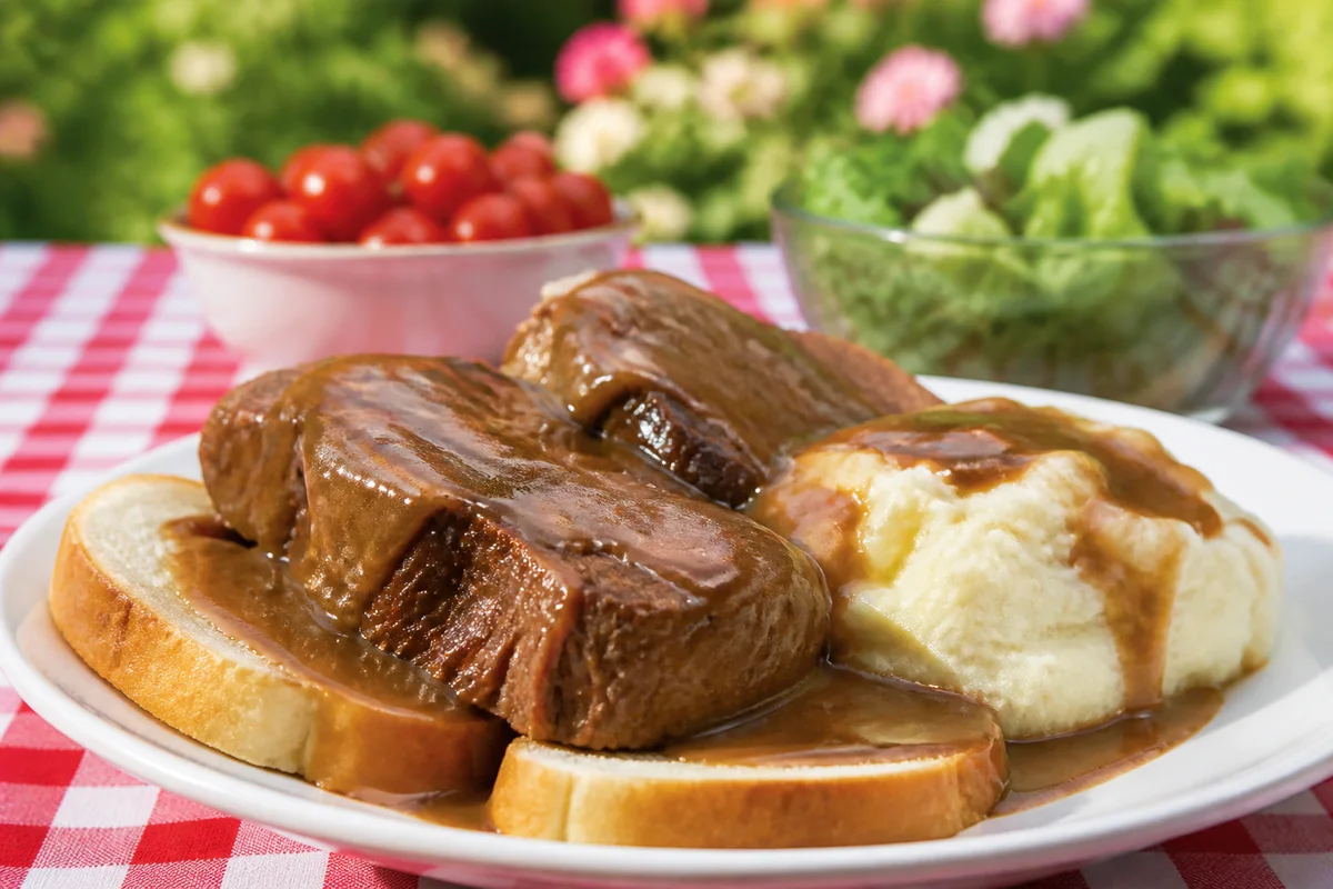Hot Beef prepared dish