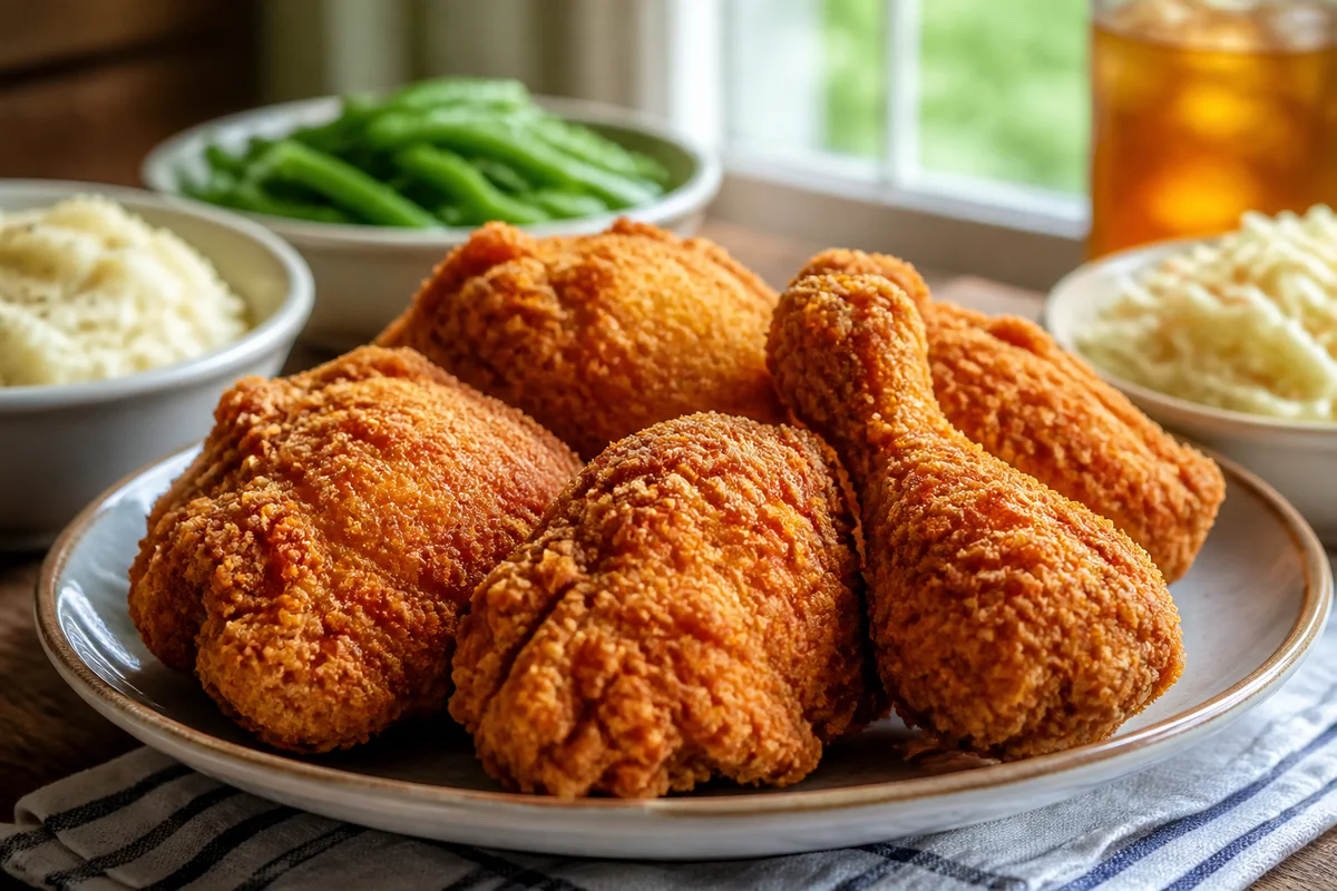 Kentucky Crumbed Chicken prepared dish