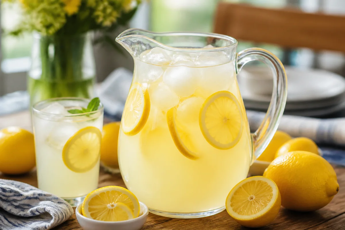 Lemonade prepared dish