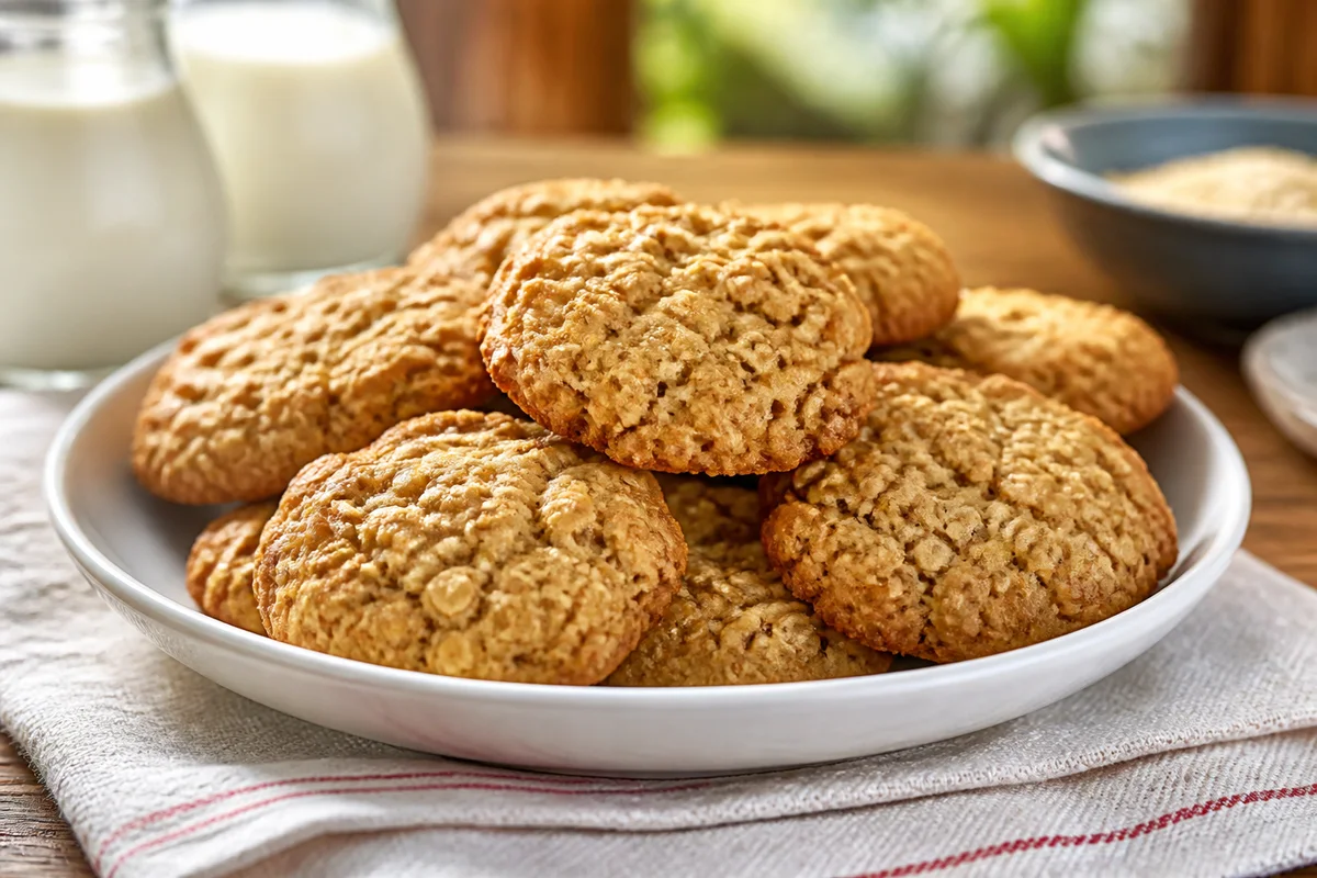 Oatmeal Cookies prepared dish