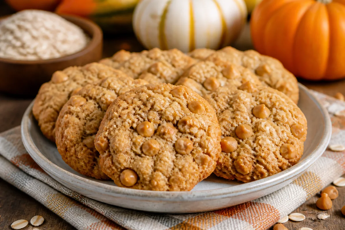 Oatmeal Scotchie Pan Cookies prepared dish