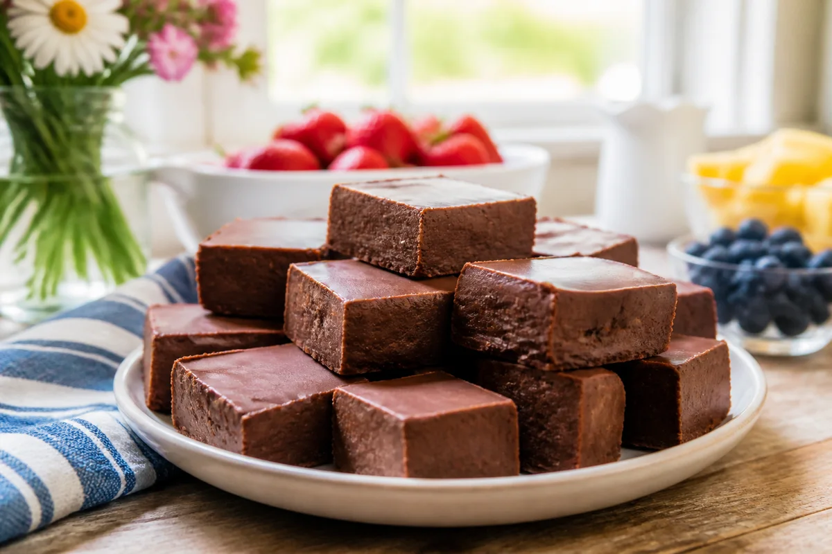 Old Fashioned Chocolate Fudge prepared dish