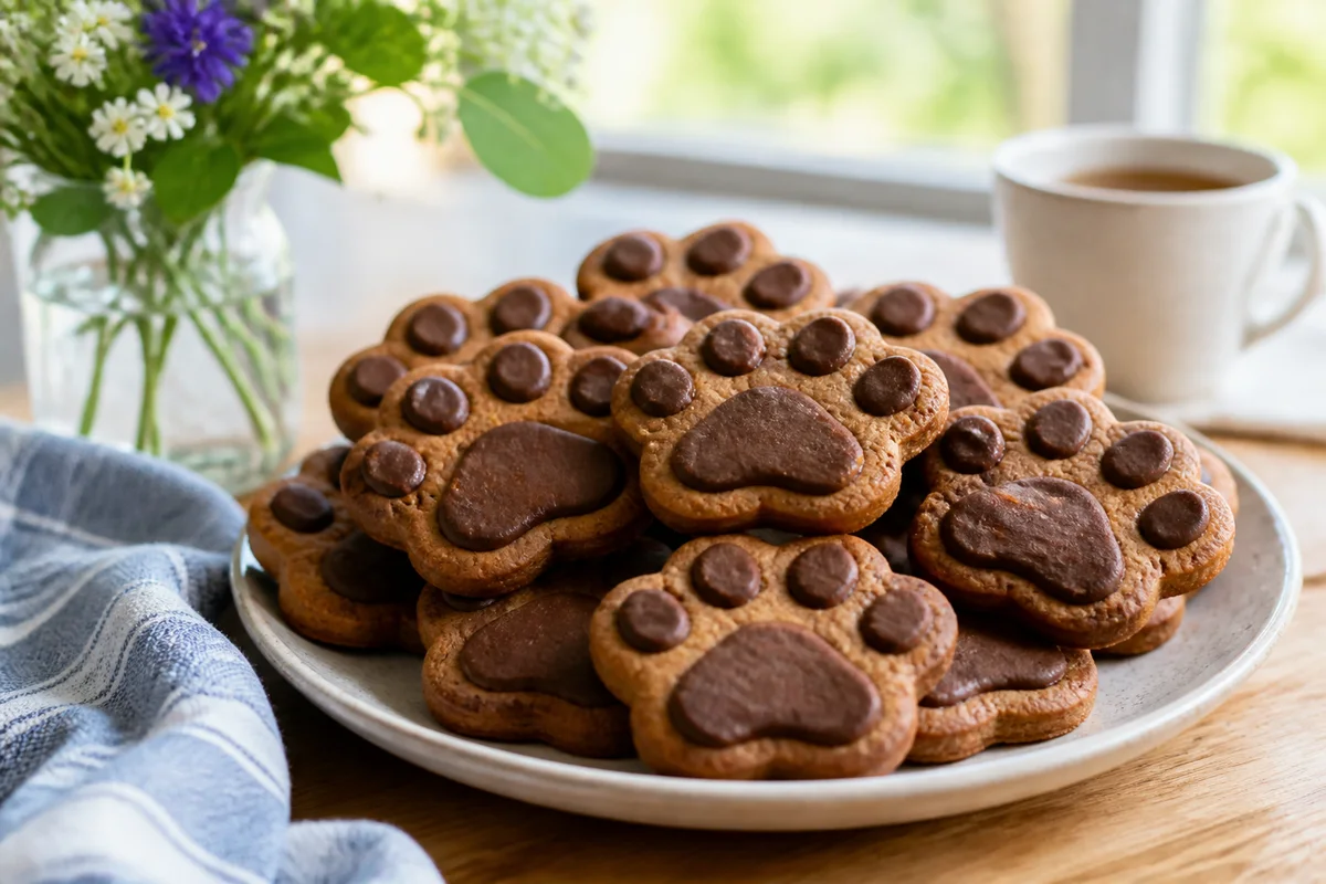 Pawfect Gingerbread Cookies prepared dish