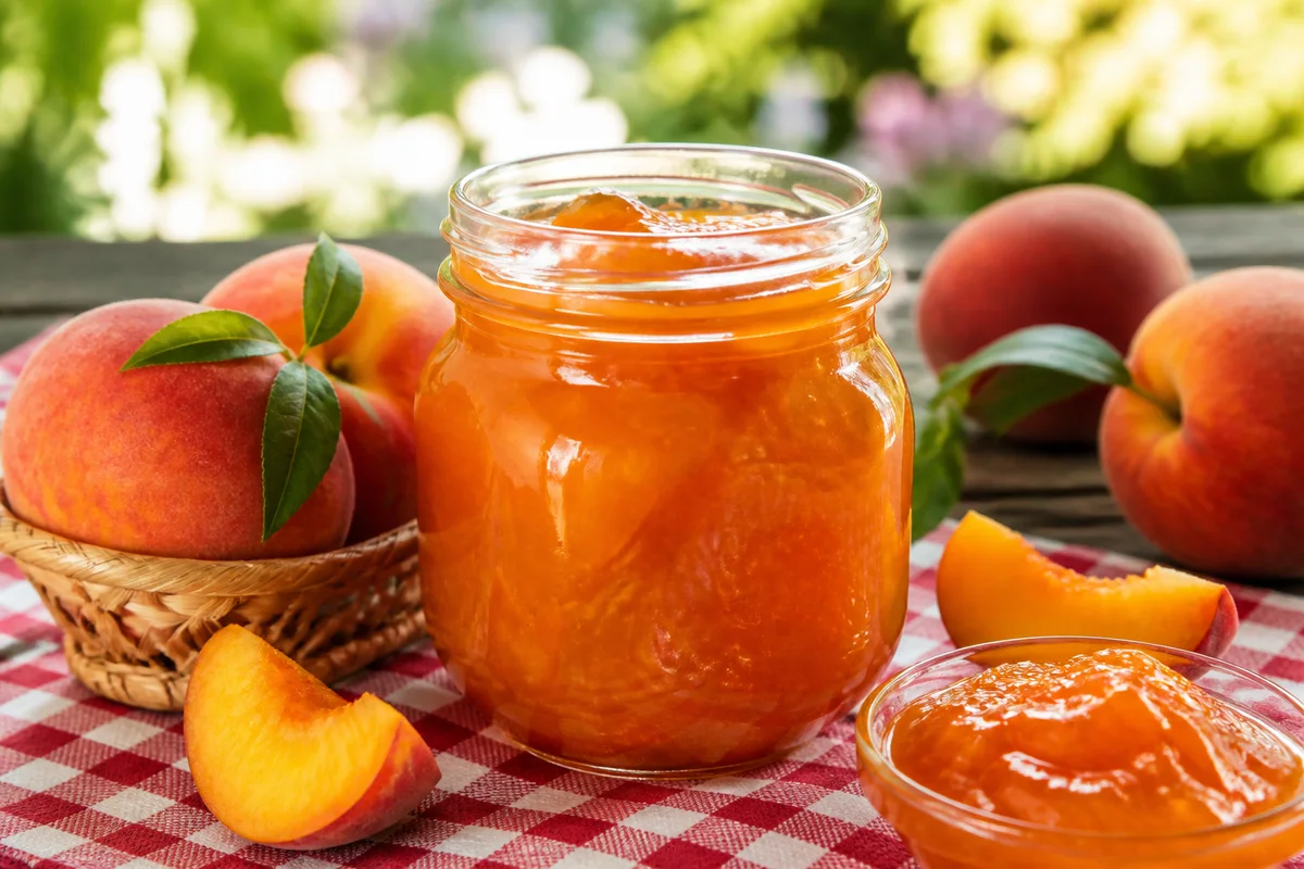 Peach Preserves prepared dish
