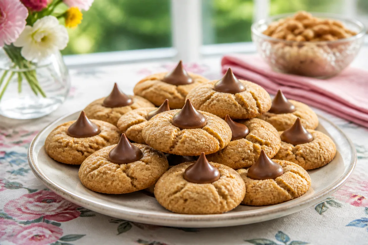 Peanut Butter Blossoms prepared dish