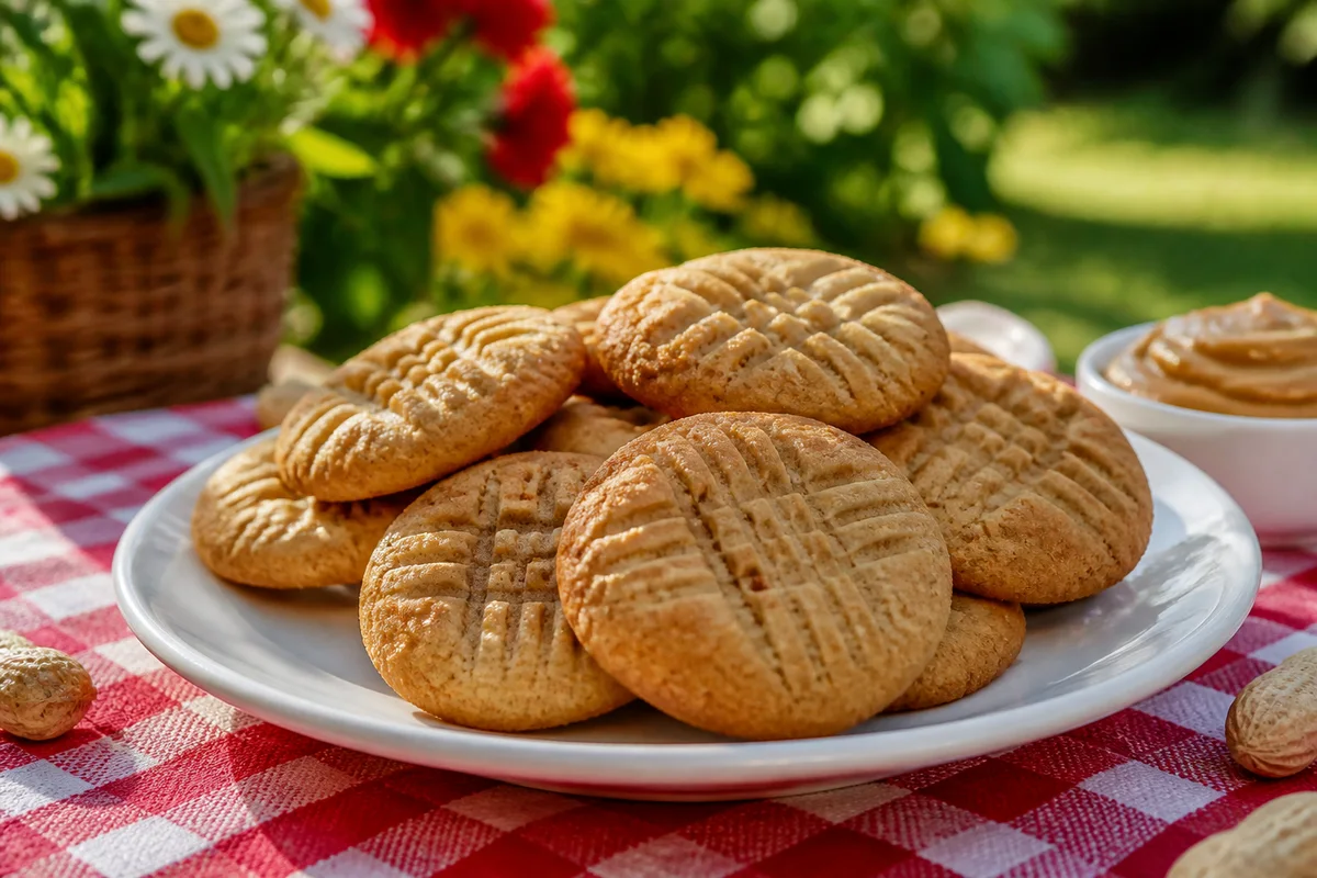 Peanut Butter Cookies prepared dish